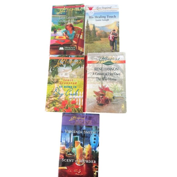 Set Of 5 Love Inspired Inspirational Romance Novels By Various Authors - Picture 1 of 6